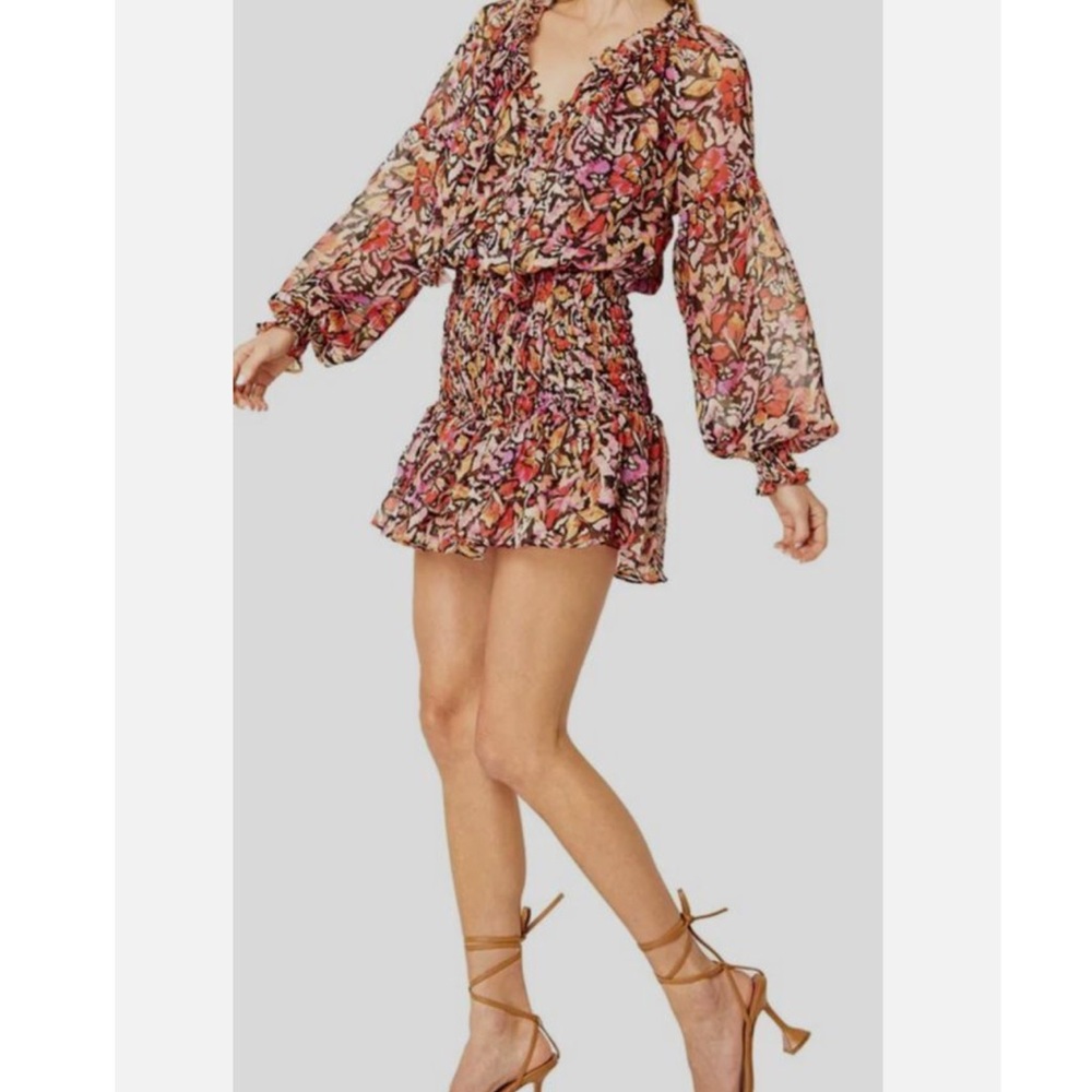 MISA Los Angeles Women's Red Fire Flora Celina
A-Line Dress Size S-Boutique